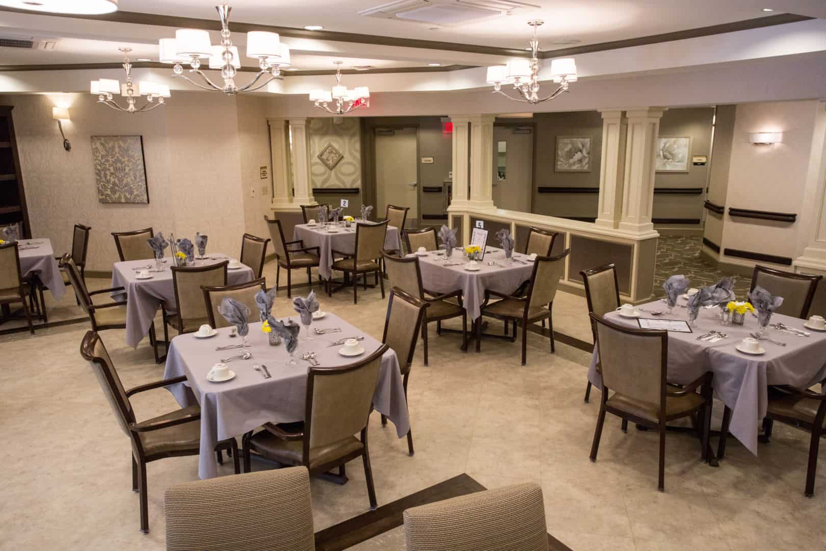 CareOne at Somerset Valley Assisted Living-Interior, dining room