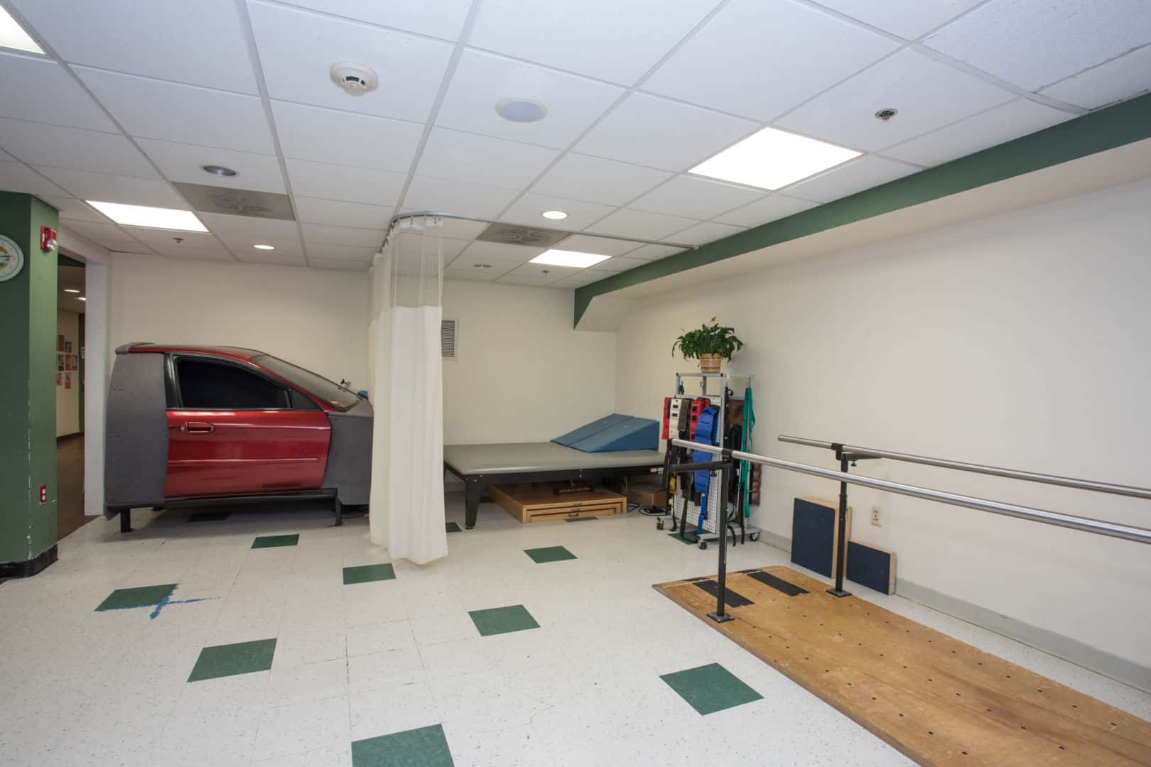 CareOne at Wayne rehab gym for physical therapy.