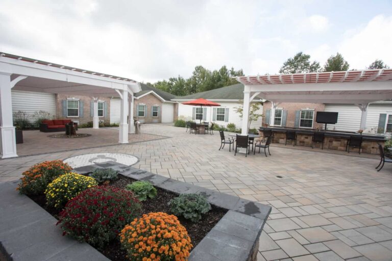 View of CareOne at Evesham, one of the leading post-acute care facilities in Marlton, NJ.