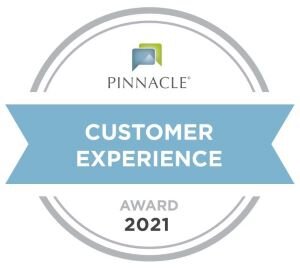 Pinnacle Customer Experience Award 2021