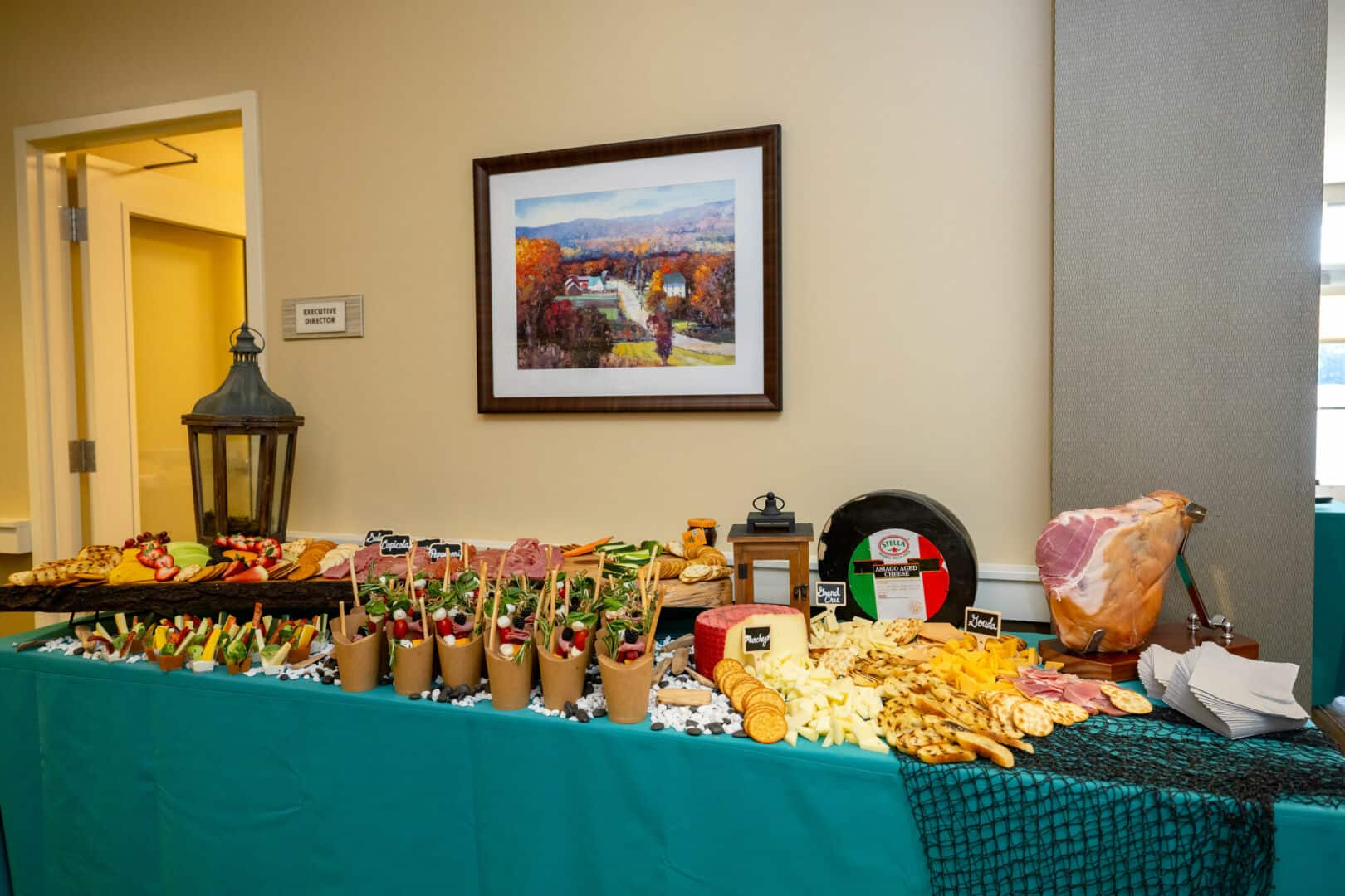 CareOne celebration-food table