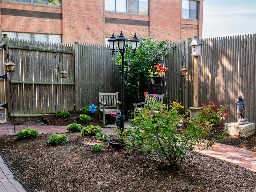 CareOne at Lowell-Exterior, outdoor garden