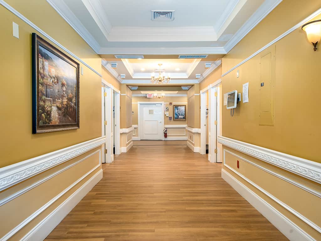 CareOne at Newton-Interior, hallway