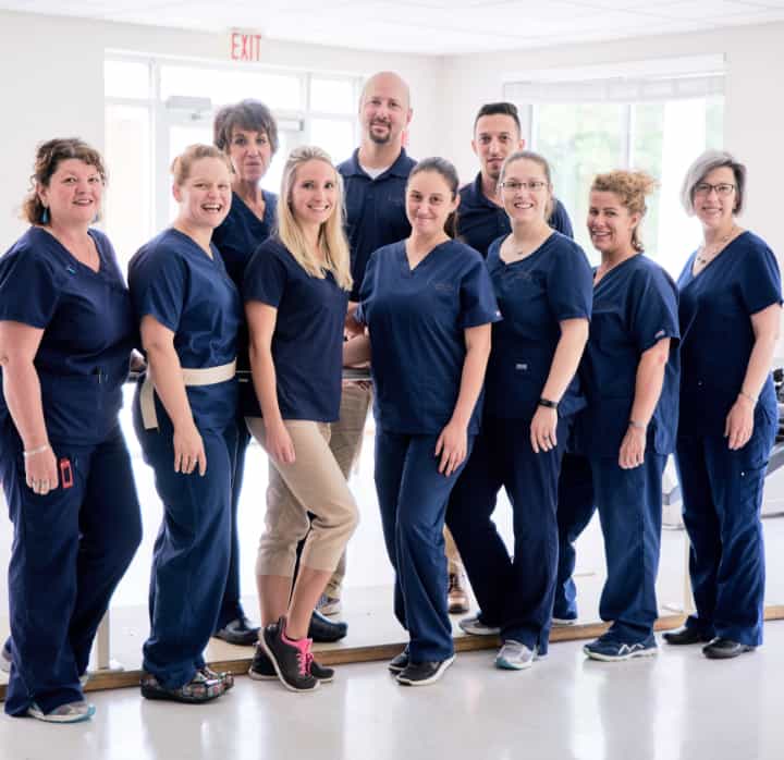 Group of healthcare workers