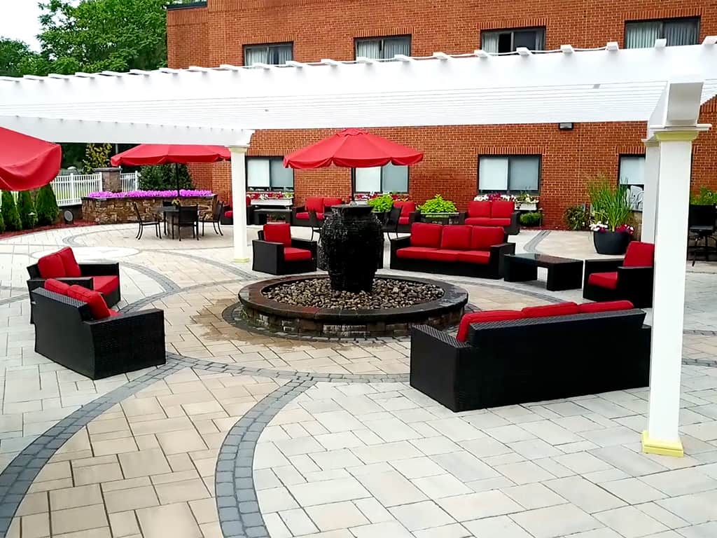 CareOne at Wilmington-Exterior, outdoor seating